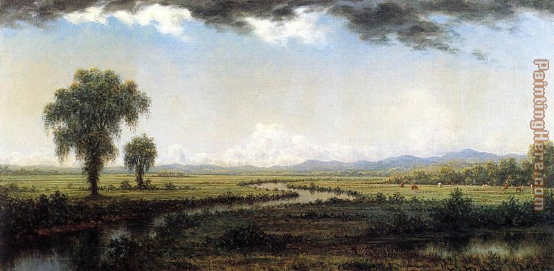 Storm Clouds over the New Jersey Marshes painting - Martin Johnson Heade Storm Clouds over the New Jersey Marshes art painting